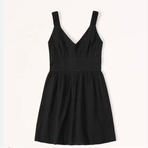 Abercrombie And Fitch Scrunchie Strap V-Neck Skort Dress